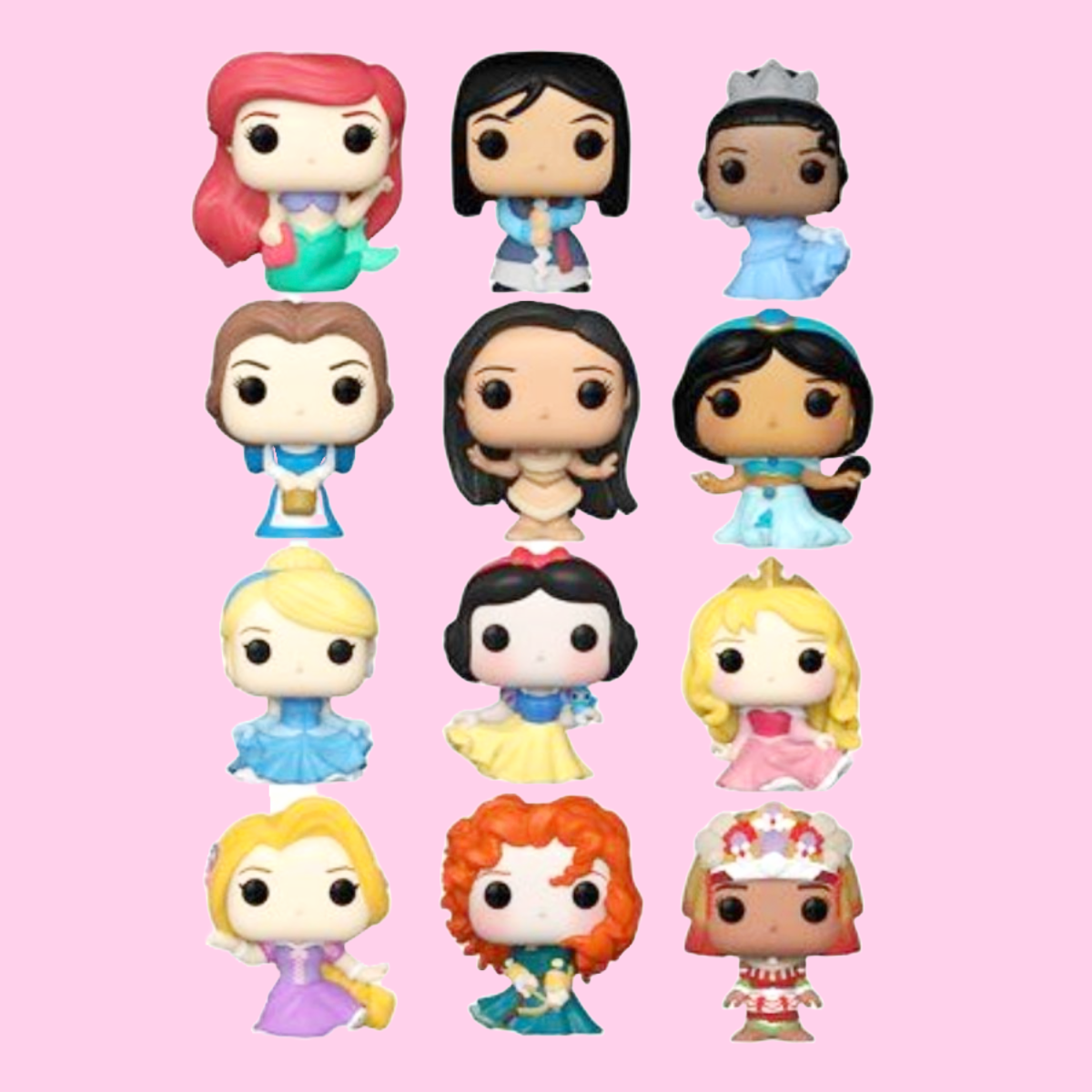 Pop Vinyl - Disney Princess - Bitty Pop! Blind Bag Assortment (SENT AT RANDOM)