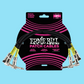 Ernie Ball 30cm Angle / Angle Patch Instrument Cable (3 Pack in Black)