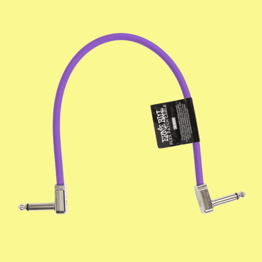 Ernie Ball Flex Patch Single Cable (12 inch in Purple)