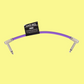 Ernie Ball Flex Patch Single Cable (6 Inch in Purple)