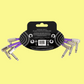 Ernie Ball Flex Patch Single Cable (6 Inch in Purple) - 3 Pack