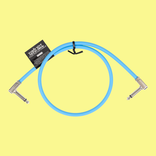 Ernie Ball Flex Patch Single Cable (24 inch in Blue)