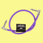 Ernie Ball Flex Patch Single Cable (18 inch in Purple)