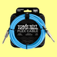 Ernie Ball Flex Instrument Cable Straight/Straight (10ft in Blue)