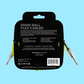 Ernie Ball Flex Instrument Cable Straight/Straight (10ft in Green)