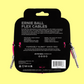 Ernie Ball Flex Instrument Cable Straight/Straight (10ft in Pink)