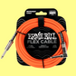 Ernie Ball Flex Instrument Cable Straight/Straight (20ft in Orange)