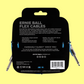 Ernie Ball Flex Instrument Cable Straight/Straight (20ft in Blue)