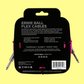 Ernie Ball Flex Instrument Cable Straight/Straight (20ft in Pink)