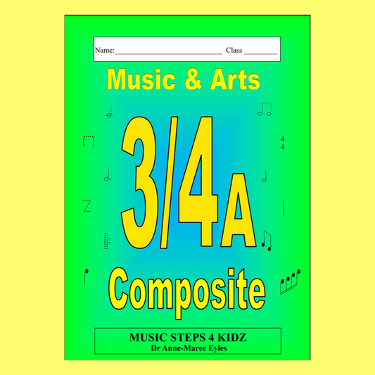 Music Stepz 4 Kidz - Music Composite Workbook 3/4A Level (2025+)
