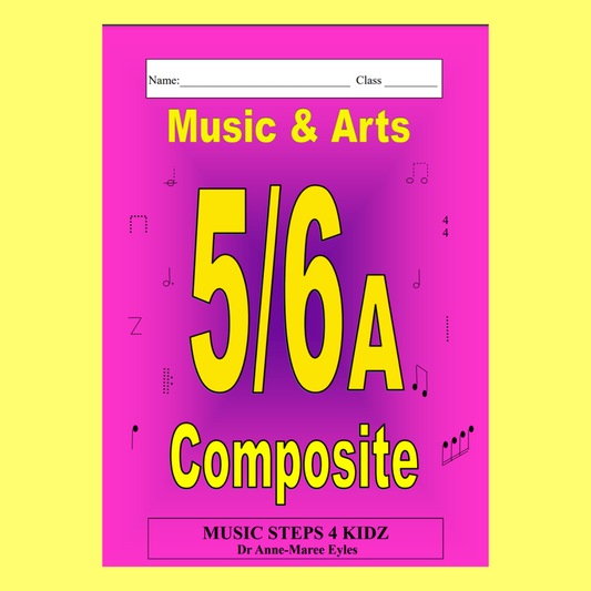 Music Stepz 4 Kidz - Music Composite Workbook 5/6A Level (2025+)