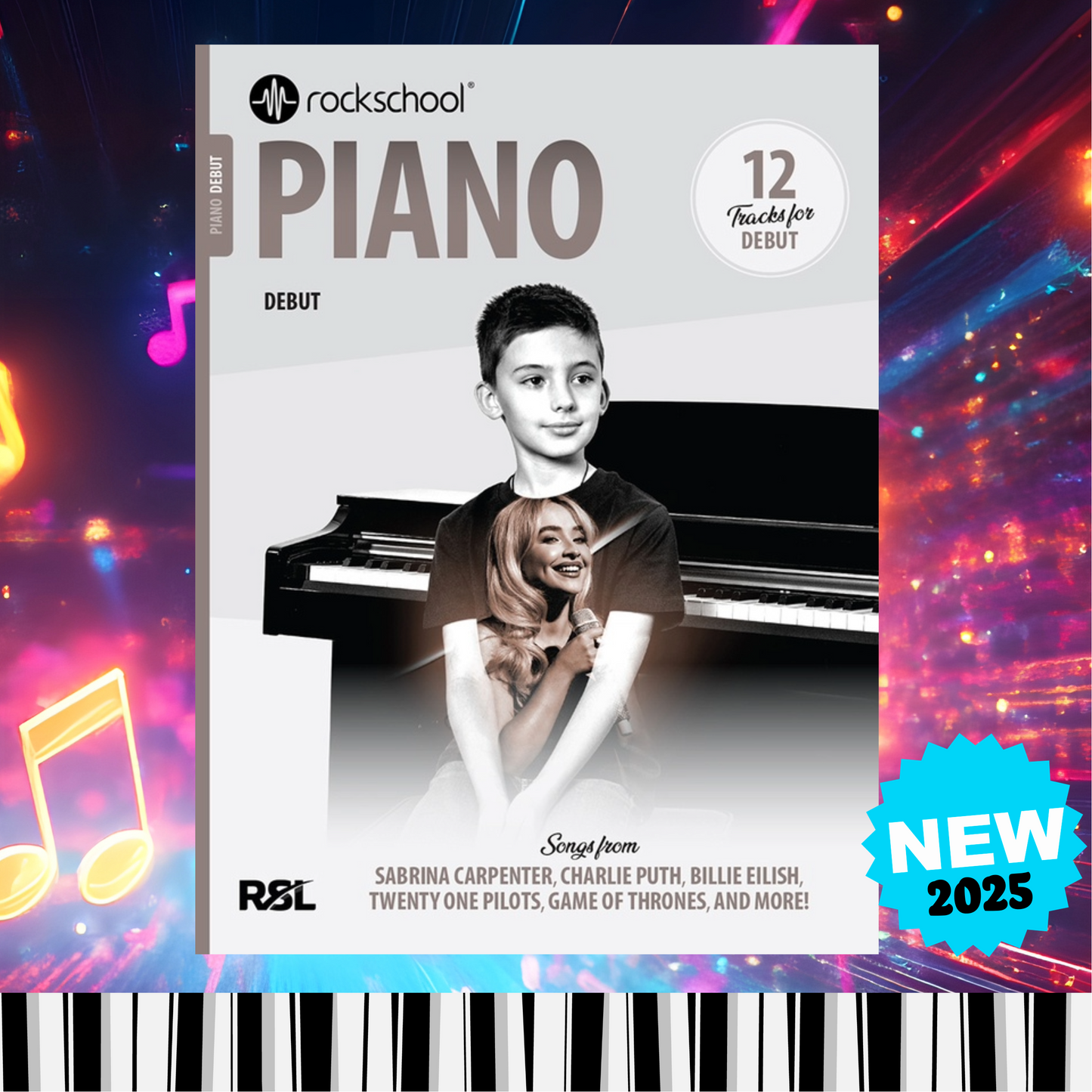 Rockschool Piano 2025 - Debut Book (New)