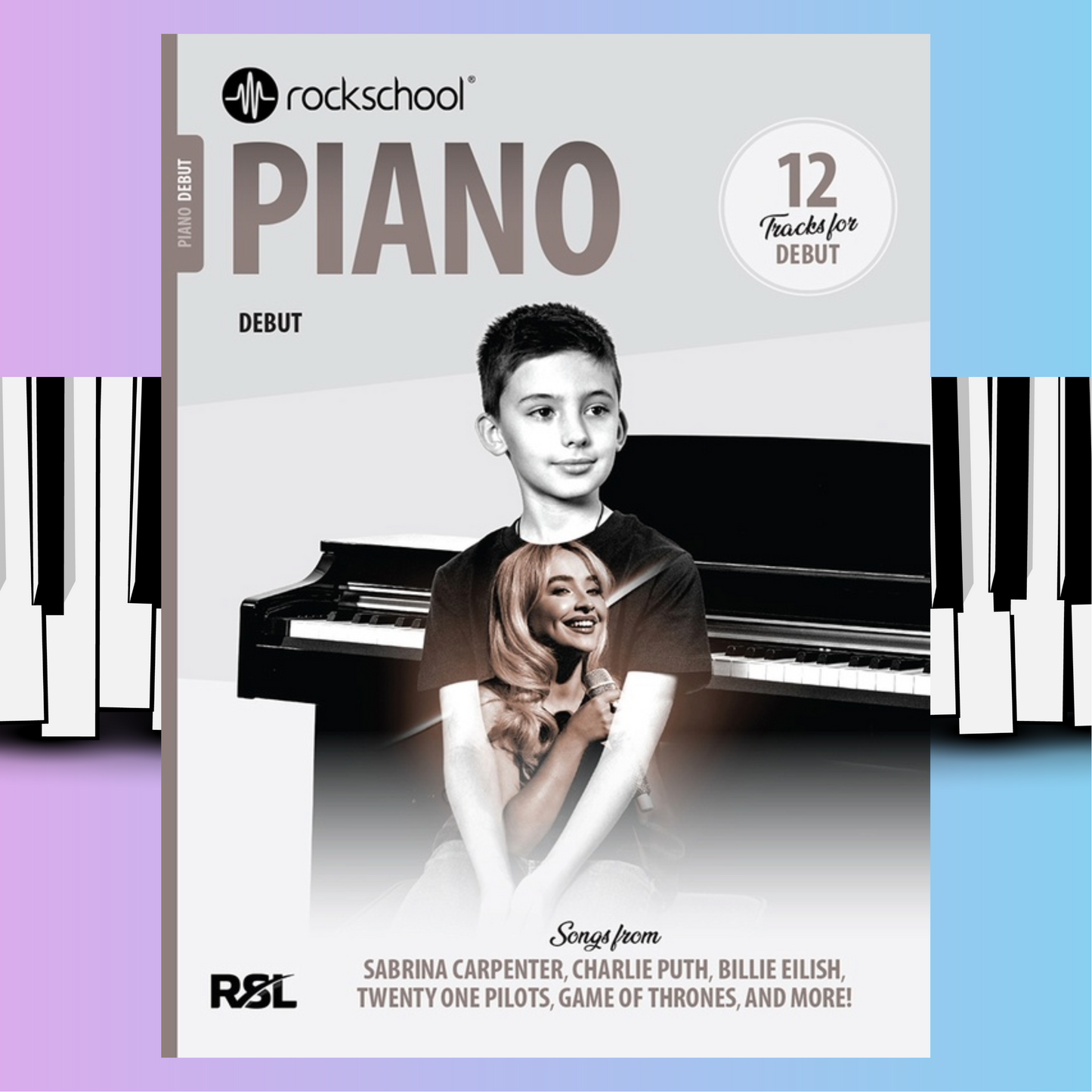 Rockschool Piano 2025 Bundle Pack A (Debut to Grade 4) 5 Books - New 2025 Series