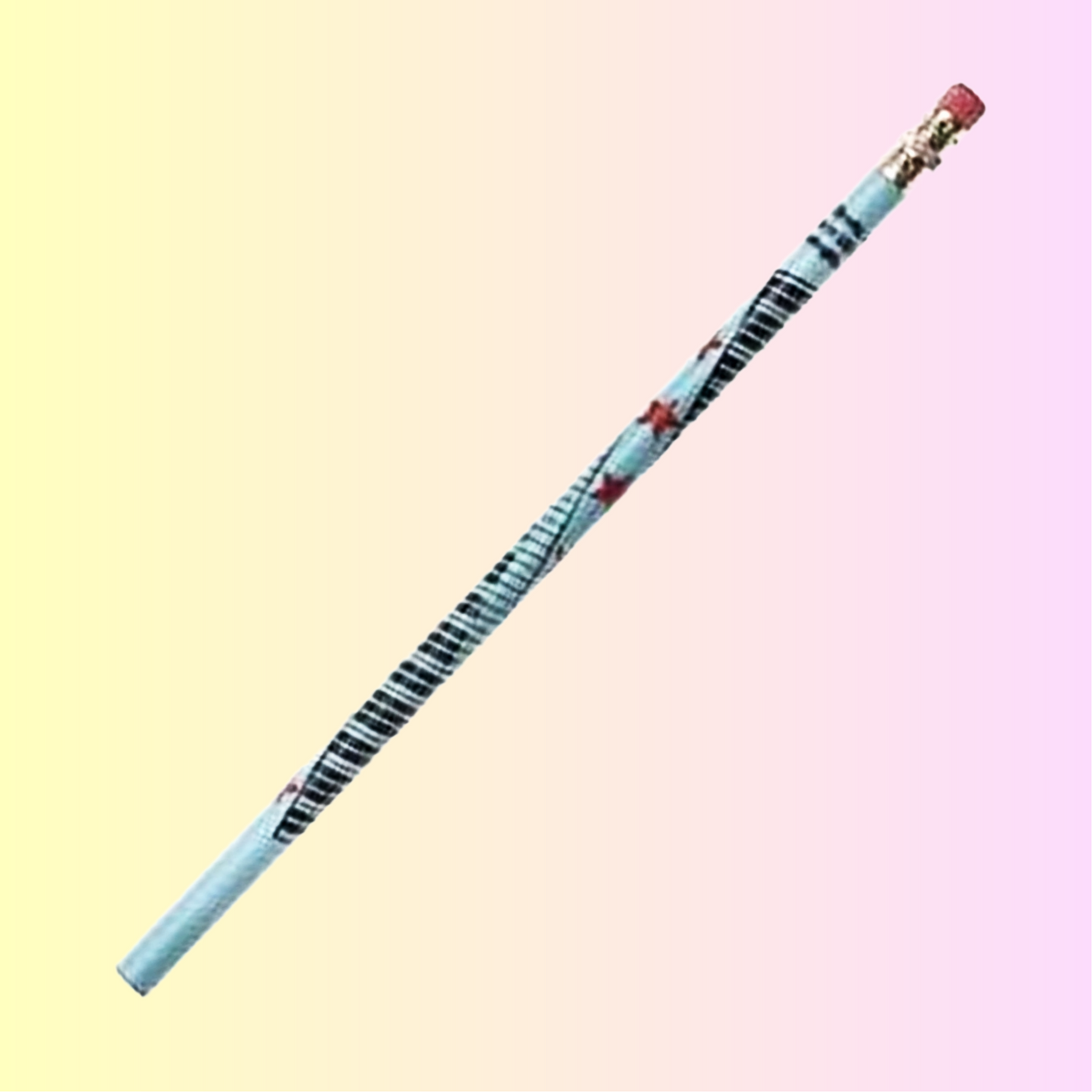 Pencil - Keyboard and Star Design (Assorted Colours)