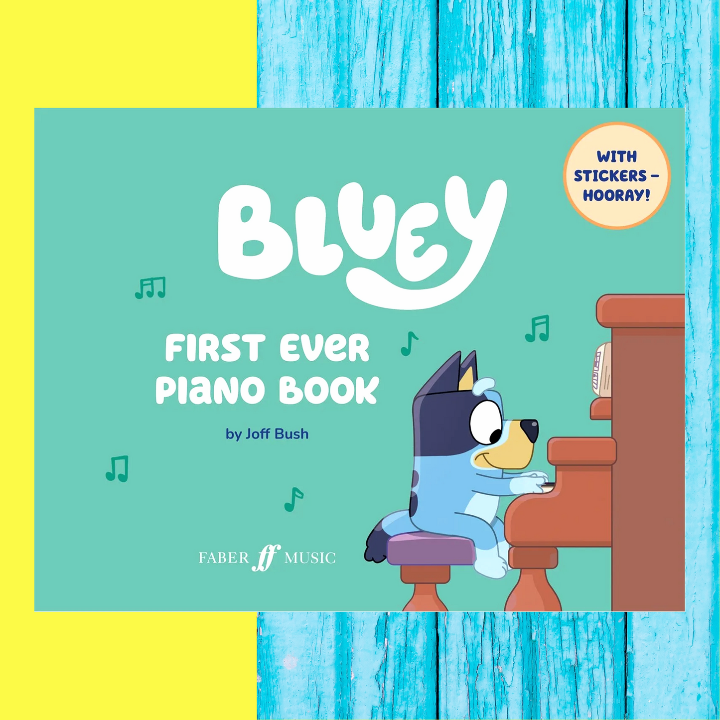 Bluey - First Ever Piano Book with Stickers - New Coming Early November 2025