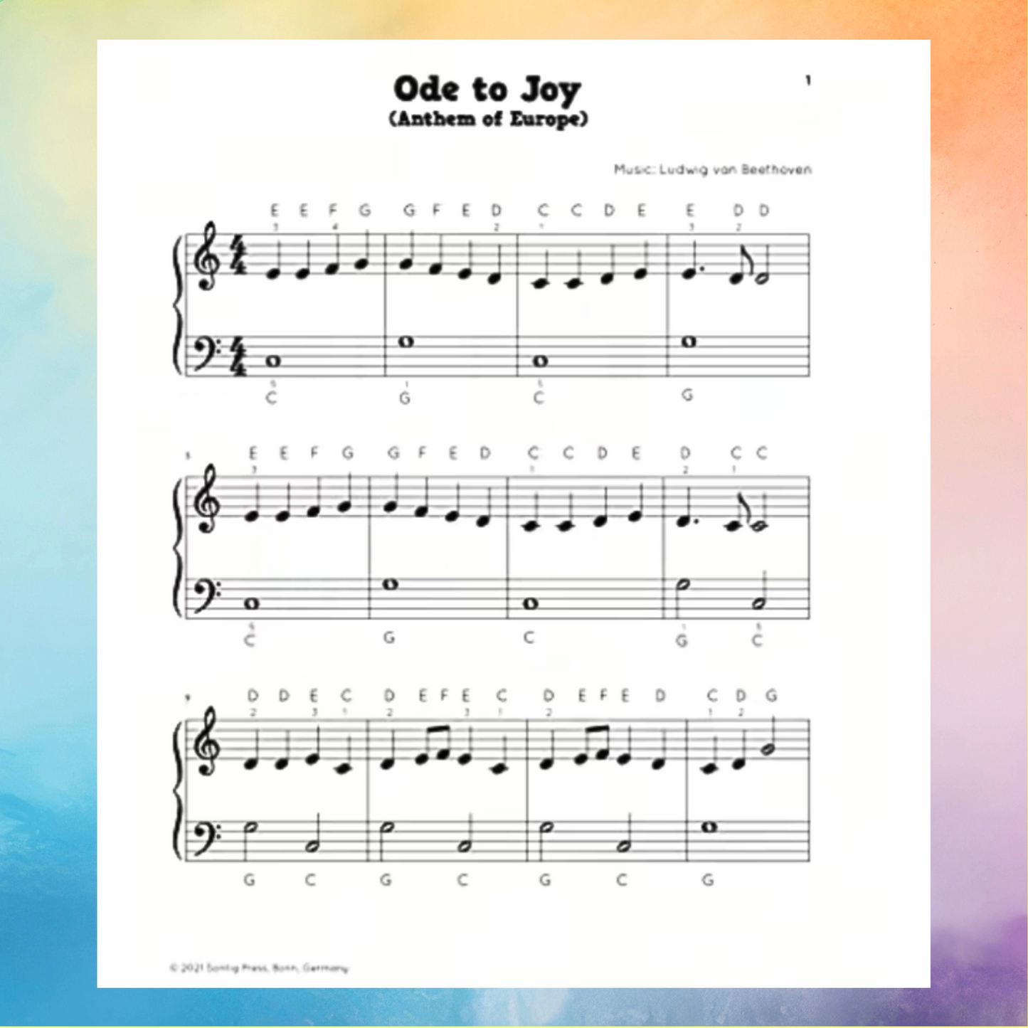 Little Pianist - Easy Piano Songbook for Kids - 55 Songs with Audio