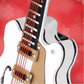 White Falcon Electric Guitar Ornament with Bonus Case and Stand