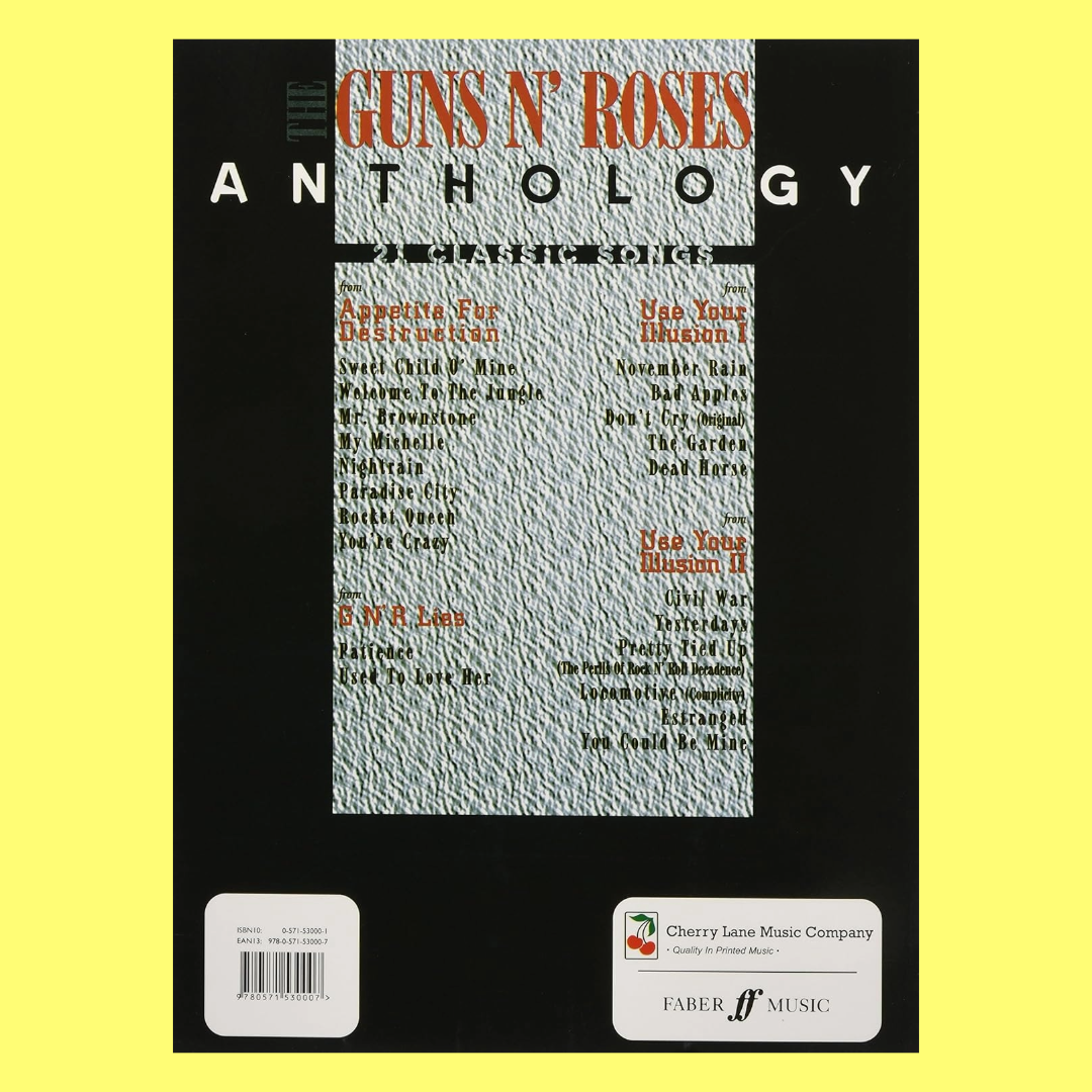 Guns N Roses Anthology Gtr Tab