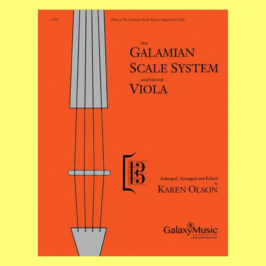 The Galamian Scale System For Viola Book