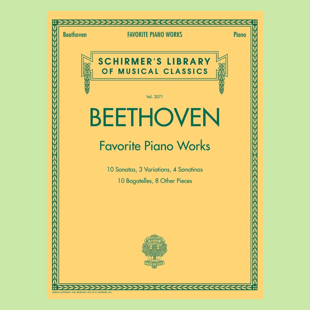 Beethoven - Favourite Piano Works Book