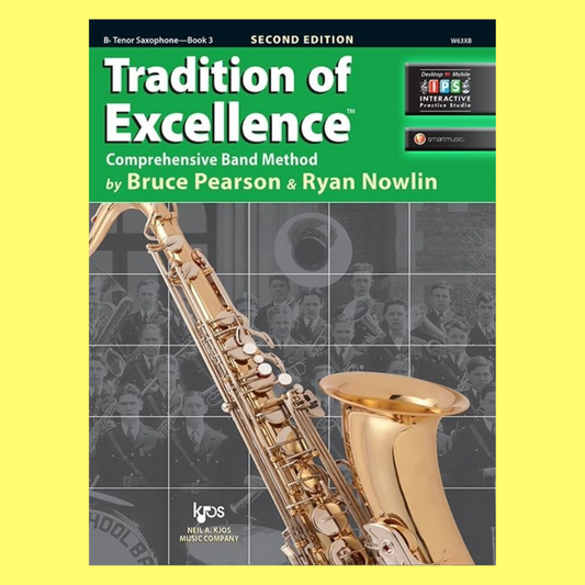 Tradition Of Excellence - Bb Tenor Saxophone Book 3 (Book/Olm)