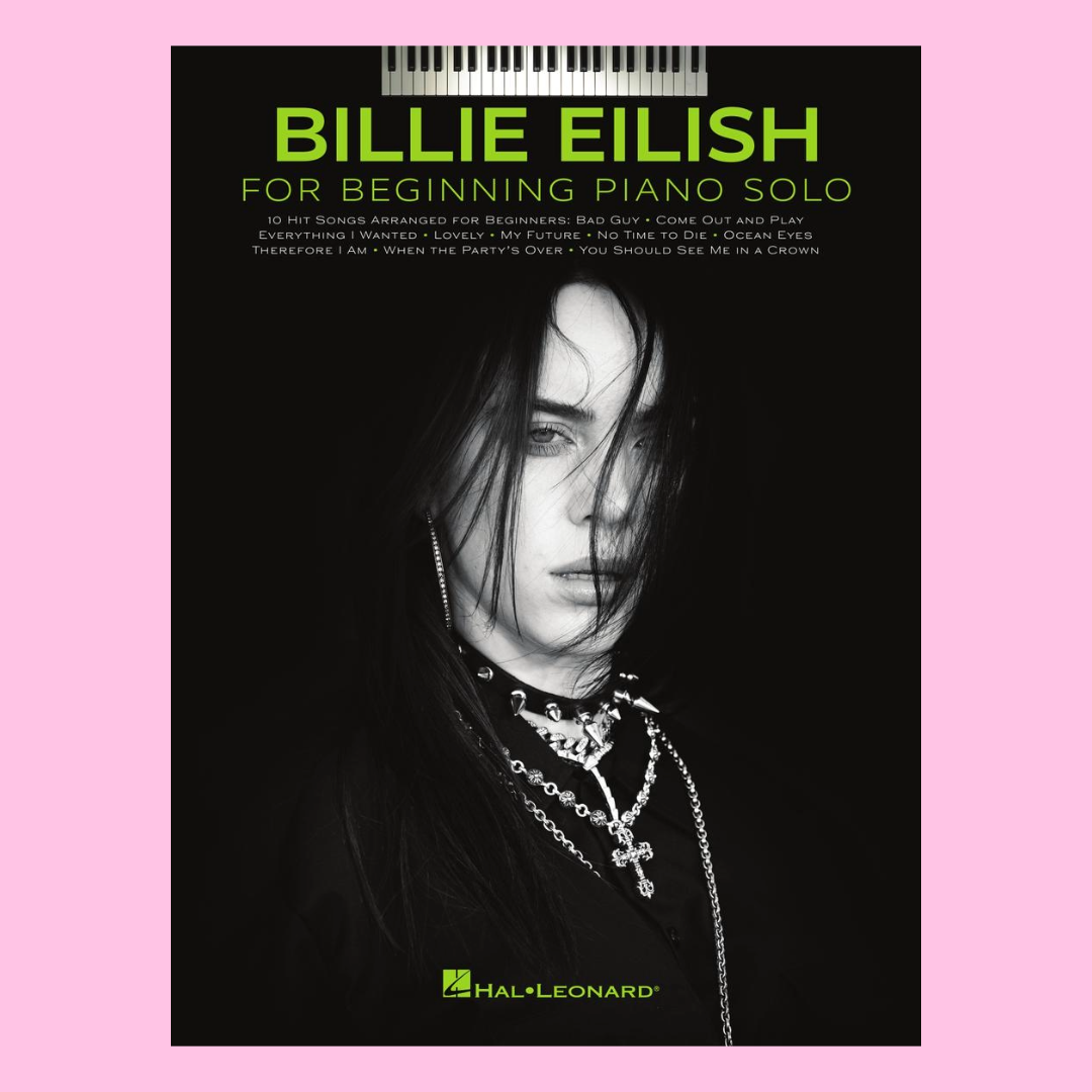 Billie Eilish For Beginning Piano Solo Songbook