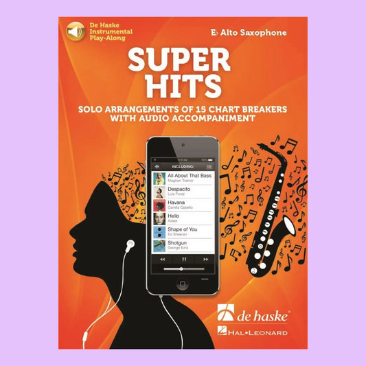 Super Hits Eb Alto Saxophone Book/Ola  (15 Pop Hits)