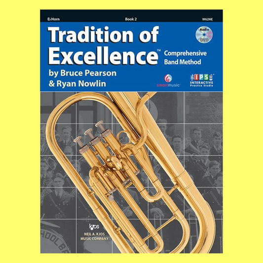 Tradition Of Excellence - E Flat Horn Book 2 (Book/DVD)