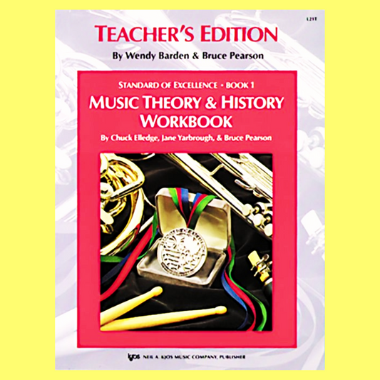 Standard Of Excellence Book 1 - Music Theory & History Workbook Teachers Edition