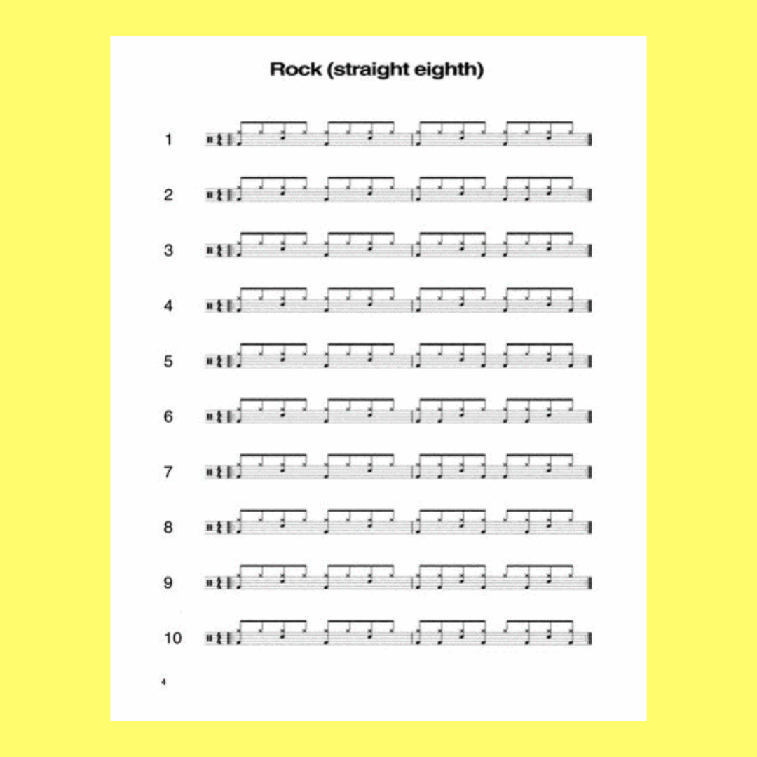 1001 Drum Grooves Book