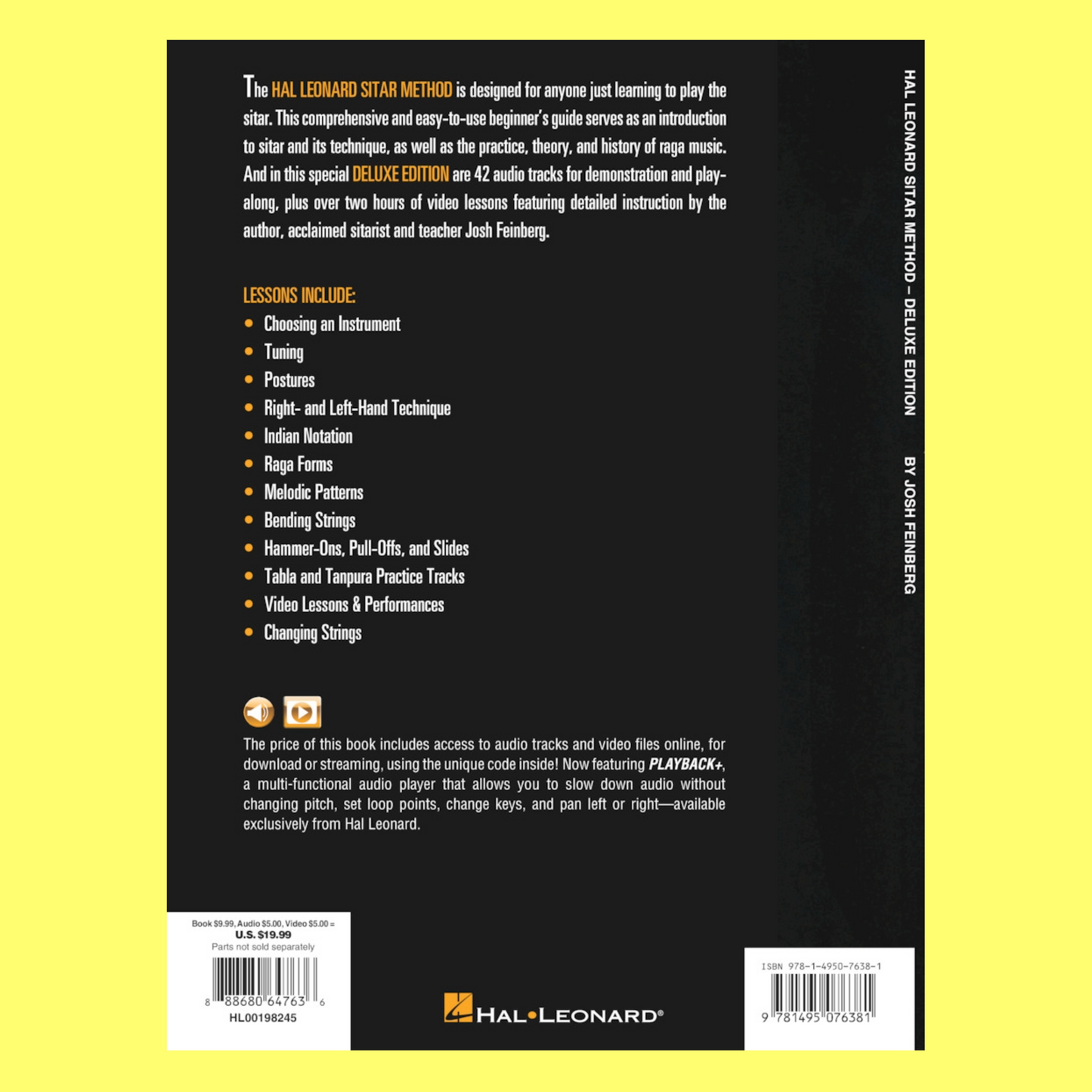 Hal Leonard Sitar Method - Deluxe Edition Book/Olm