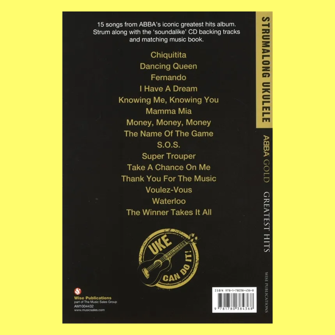 Strumalong Ukulele Selections From Abba Gold Bk/Cd