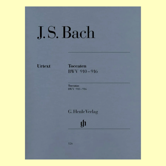 J.S Bach - Toccatas BWC 910-916 Piano Urtext Book