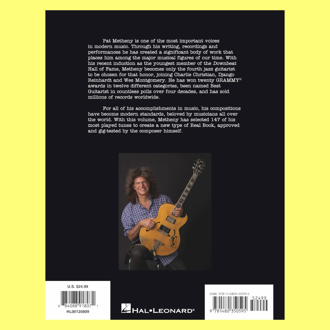 The Pat Metheny Real Spiral Bound Book - For C Instruments (Artist Edition)