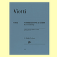 Viotti - Concerto No 22 A Minor For Violin/Piano