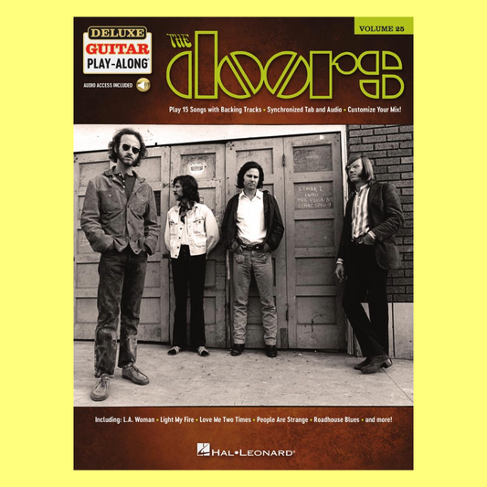 The Doors - Deluxe Guitar Play Along Volume 25 Book/Ola
