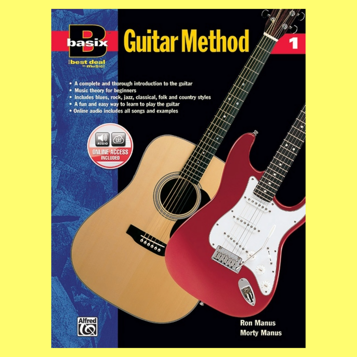 Basix Guitar Method Book 1 (Book/Ola)