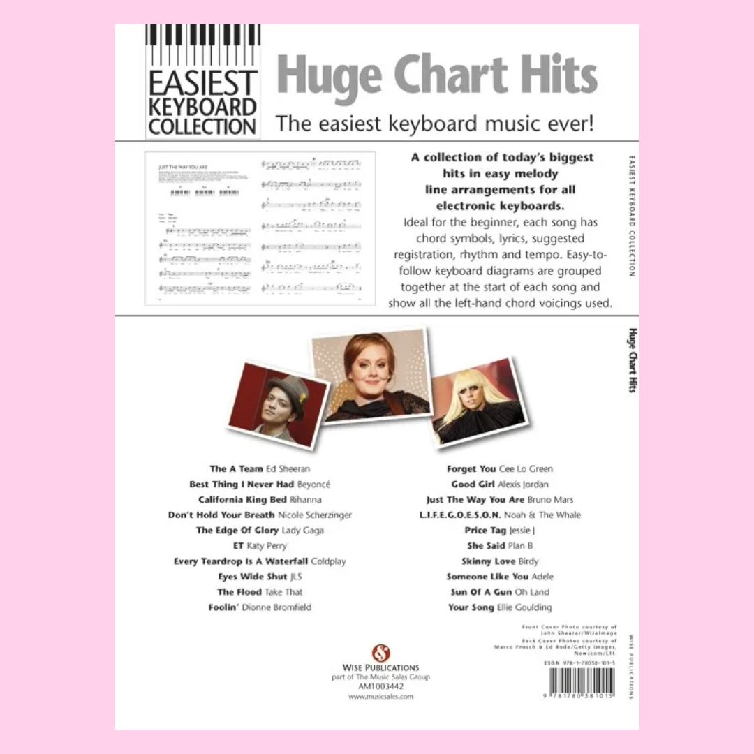 Easiest Keyboard Collection - Huge Chart Hits Songbook