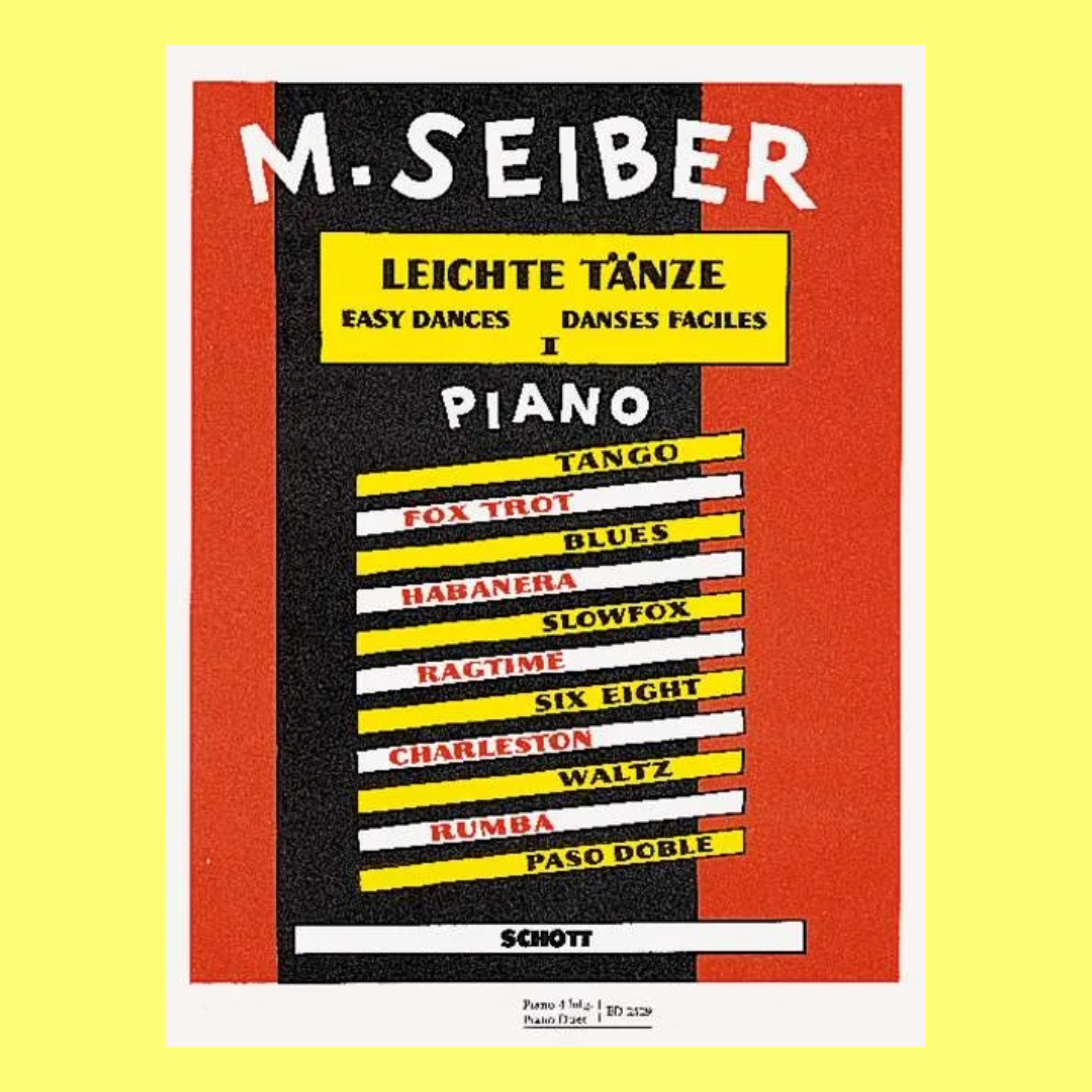 Matyas Seiber - Easy Dances Piano Volume 1 Book