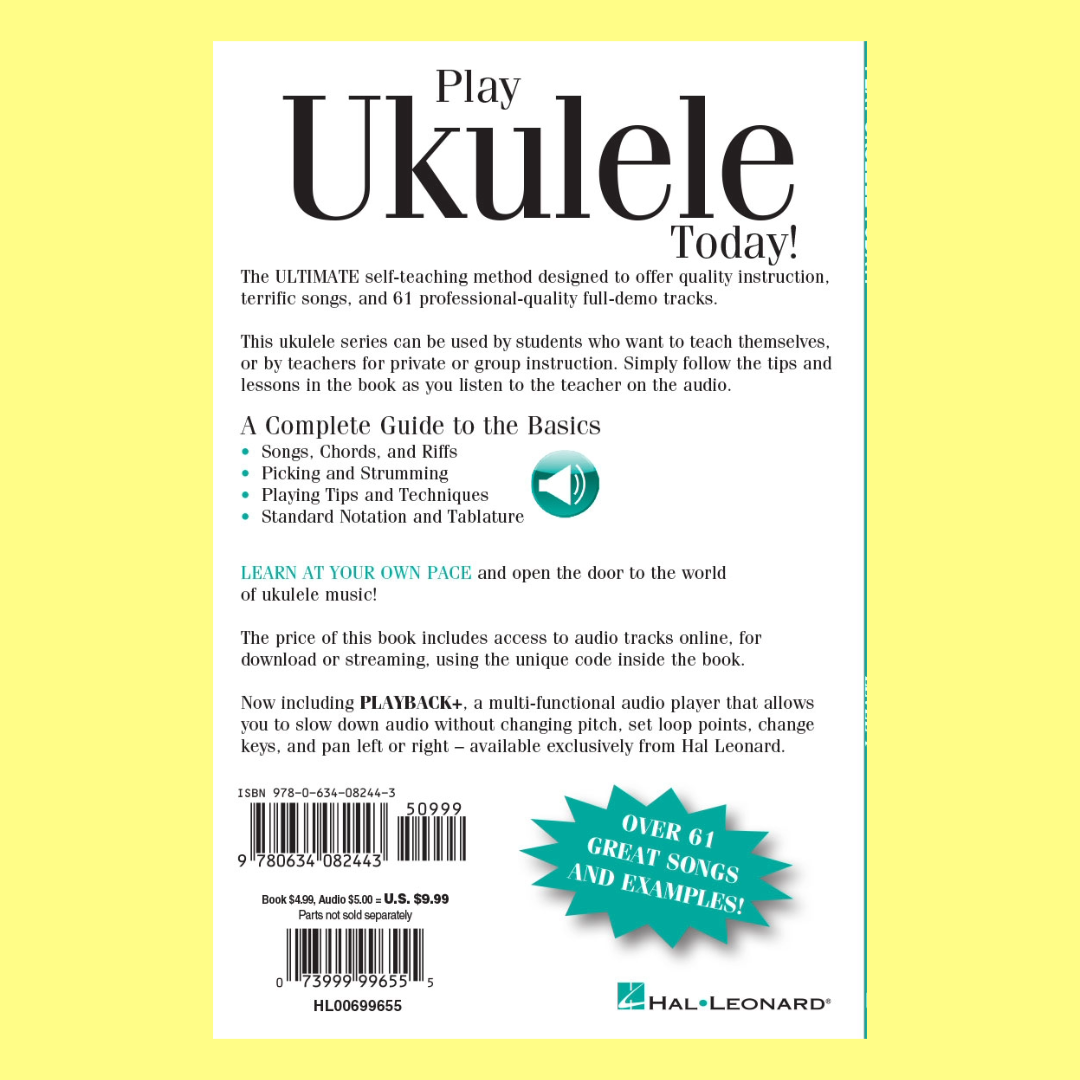 Play Ukulele Today Plus Level 1 Book/Ola