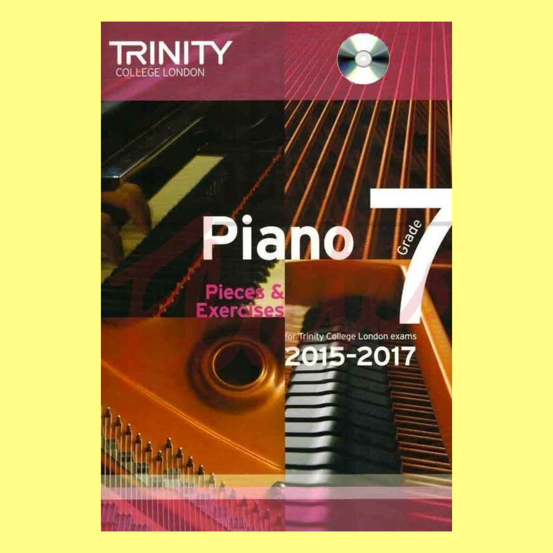 Trinity - Piano Pieces & Exercises Grade 7 Book/CD (2015-2017)