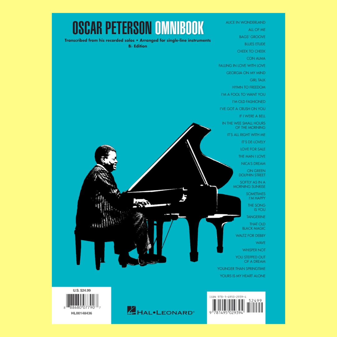 Oscar Peterson - Omnibook B Flat Instruments (40 Songs)