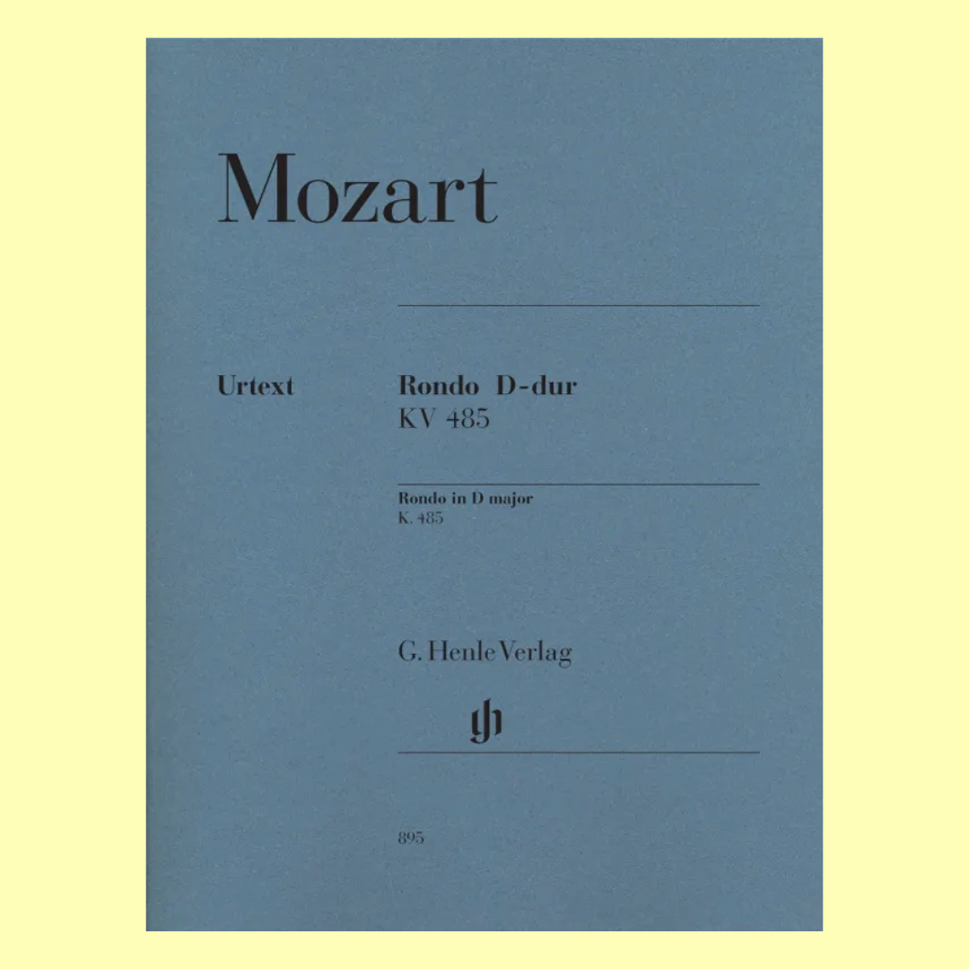 Mozart - Rondo D Major K 485 Urtext