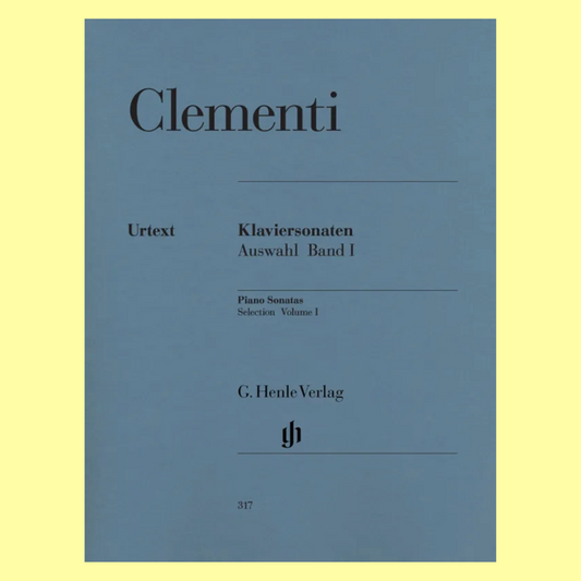 Clementi - Selected Sonatas Volume 1 Piano Book (Urtext Edition)
