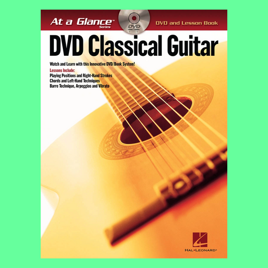At A Glance Classical Guitar Book/Dvd