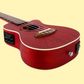 Flight DUC380 CEQ Coral Electro Acoustic Concert Ukulele with Gig Bag