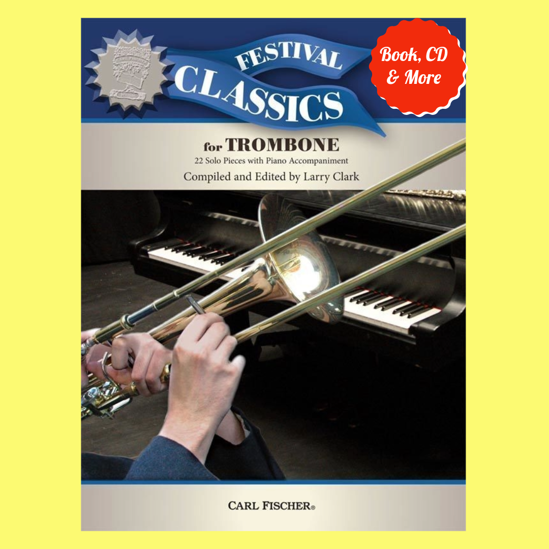 Festival Classics For Trombone Book/CD-Rom