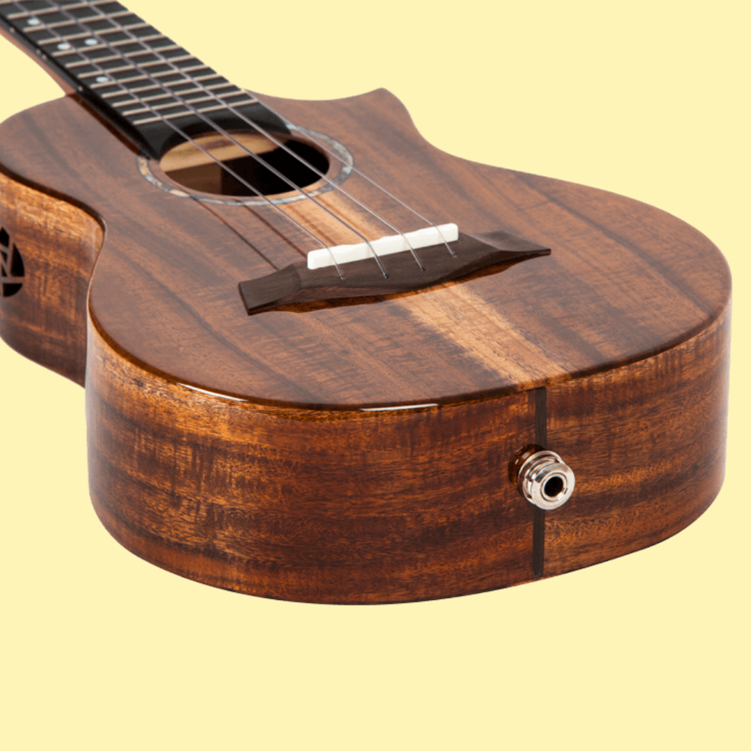 Flight Spirit EQ-A Concert Ukulele With Deluxe Padded Gig Bag