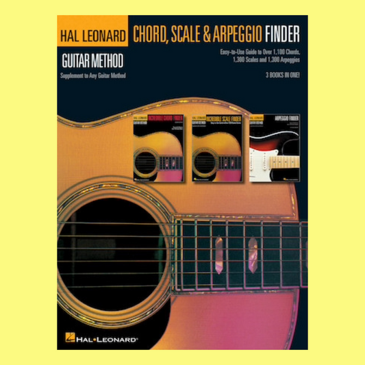 Hal Leonard Guitar Chord Scale Arpeggio Finder Book