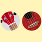 Flight DUC380 CEQ Coral Electro Acoustic Concert Ukulele with Gig Bag